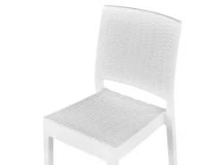 Beliani Ulkoruokailuryhma Valkoinen Fossano Cheap