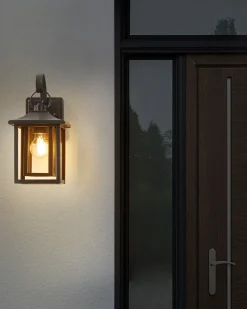 Beliani Ulkoseinavalaisin Musta Almond Cheap