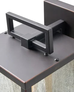 Beliani Ulkoseinavalaisin Rauta Musta Gala Outlet