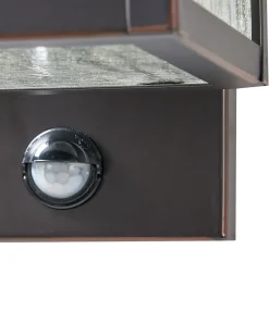 Beliani Ulkoseinavalaisin Rauta Musta Gala Outlet