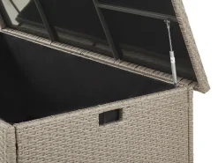 Beliani UlkoSäilytyslaatikko Polyrottinki Ruskeanharmaa 770L Modena Cheap