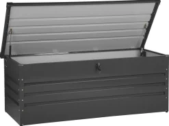 Beliani UlkoSäilytyslaatikko Teras Grafiitinharmaa 600L Cebrosa Clearance