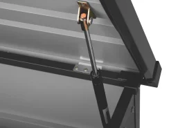 Beliani UlkoSäilytyslaatikko Teras Grafiitinharmaa 600L Cebrosa Clearance