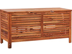 Beliani UlkoSäilytyslaatikko Tumma Akasiapuu 150L Riviera Best