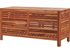 Beliani UlkoSäilytyslaatikko Tumma Akasiapuu 150L Riviera Best