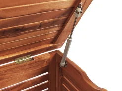 Beliani UlkoSäilytyslaatikko Tumma Akasiapuu 150L Riviera Best