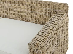 Beliani Ulkosohva Rottinkinen Vaalea Ardea Shop