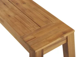 Beliani Vaalea Akaasiapuinen Puutarhapenkki 160 Cm Livorno Cheap