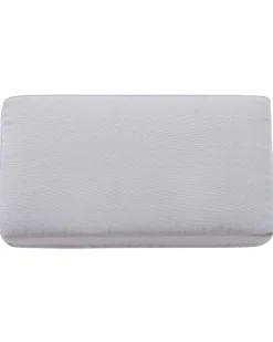 Beliani Vaaleanharmaa Alumiininen Puutarhatuoli Salerno New