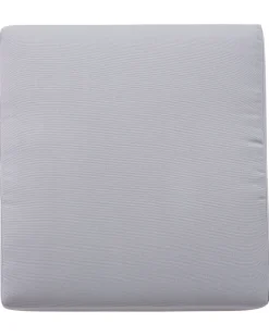 Beliani Vaaleanharmaa Alumiininen Puutarhatuoli Salerno New