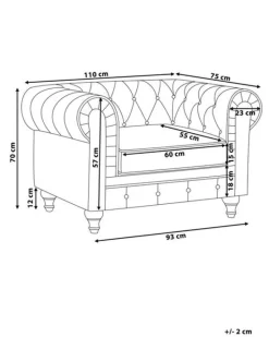 Beliani Vaaleanpunainen Samettiverhoiltu Nojatuoli Chesterfield Outlet