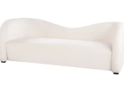 Beliani Valkoinen 3-Istuttava Samettisohva Veltada Discount