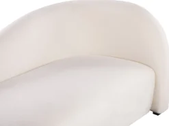 Beliani Valkoinen 3-Istuttava Samettisohva Veltada Discount