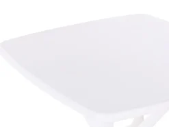 Beliani Valkoinen 4-Istuttava Ulkoruokailuryhma Sersale Fashion