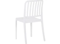 Beliani Valkoinen 4-Istuttava Ulkoruokailuryhma Sersale Fashion