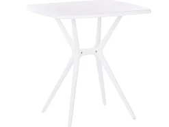 Beliani Valkosininen 4-Istuttava Ulkoruokailuryhma Sersale Shop