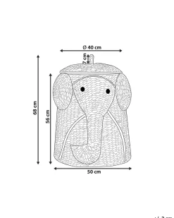 Beliani Vesihyasinttikori Luonnonvari 50 Cm Dogon Cheap