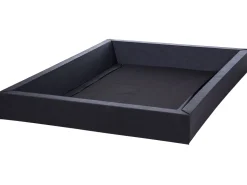 Beliani Vesisanky Keinonahka Led-Valo Valkoinen 160 X 200 Cm Avignon Outlet