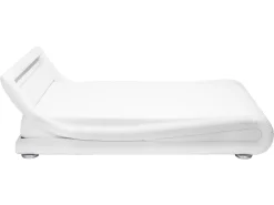 Beliani Vesisanky Keinonahka Led-Valo Valkoinen 160 X 200 Cm Avignon Outlet