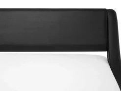 Beliani Vesisanky Keinonahka Musta 180 X 200 Cm Avignon Outlet