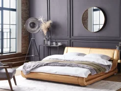 Beliani Vesisanky Nahka Kulta 180 X 200 Cm Avignon Cheap