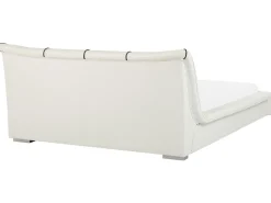 Beliani Vesisanky Nahka Luonnonvalkoinen 180 X 200 Cm Nantes Online