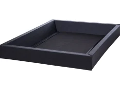 Beliani Vesisanky Nahka Musta 180 X 200 Cm Avignon Discount