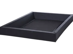Beliani Vesisanky Nahka Pyorea Musta 180 X 200 Cm Laval Store