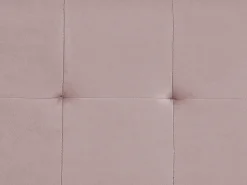 Beliani Vesisanky Sametti Vaaleanpunainen 160 X 200 Cm Lille Sale