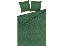 Beliani Vihrea Kohokuvioitu Paivapeittosetti 140 X 210 Cm Babak Clearance