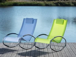 Beliani Vihrea Puutarhakeinutuoli Campo Cheap