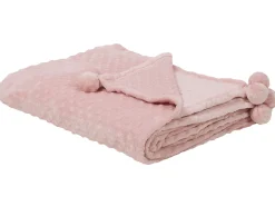 Beliani Viltti 200 X 220 Cm Vaaleanpunainen Samur Best