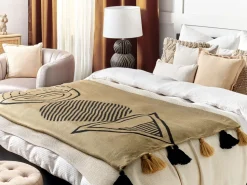 Beliani Viltti Akryyli Beige/Musta 130 X 170 Cm Thumki Best