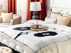 Beliani Viltti Akryyli Harmaa/Musta 130 X 170 Cm Kyakmi Outlet