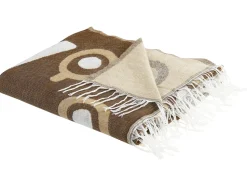 Beliani Viltti Akryyli Ruskea/Valkoinen 130 X 170 Cm Siddha Flash Sale