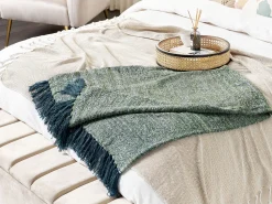 Beliani Viltti Akryyli Sinivihrea 130 X 170 Cm Paire Sale