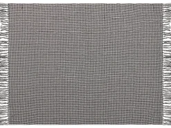 Beliani Viltti Puuvilla Musta/Valkoinen 125 X 150 Cm Damek Online