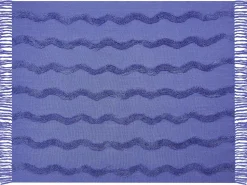 Beliani Viltti Puuvilla Violetti 125 X 150 Cm Khari Outlet