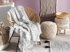 Beliani Viltti 130X150 Cm Vaaleanharmaa Yamalak Online