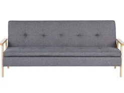 Beliani Vuodesohva Kankainen Harmaa Tjorn Hot