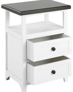 Beliani Yopoyta 2 Laatikkoa Hylly Valkoinen/Ruskea Layola Store