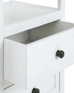 Beliani Yopoyta 2 Laatikkoa Hylly Valkoinen/Ruskea Layola Store