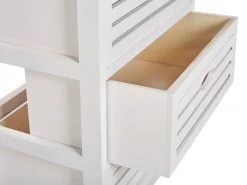 Beliani Yopoyta 3 Laatikkoa Valkoinen Lucky Sale