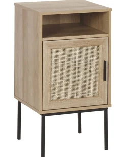 Beliani Yopoyta Kaappi Hylly Vaalea Puu Pasco Fashion