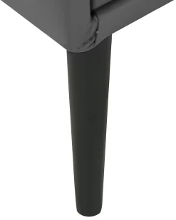 Beliani Yopoyta Keinonahka 2 Laatikkoa Harmaa Essonne Shop