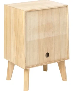 Beliani Yopoyta Keisaripuu Laatikko Hylly Vaalea Puu Seney Online