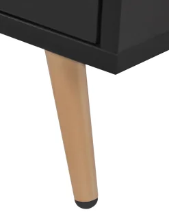 Beliani Yopoyta Laatikko Hylly Musta Indio Sale