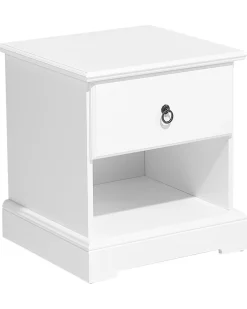 Beliani Yopoyta Laatikko Hylly Valkoinen Gilbert Cheap