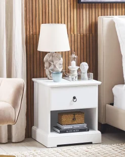 Beliani Yopoyta Laatikko Hylly Valkoinen Gilbert Cheap