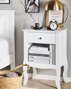 Beliani Yopoyta Laatikko Hylly Valkoinen Lane Outlet